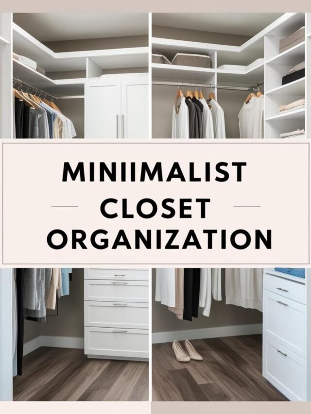 Minimalist Closet Organization | Simplify Your Wardrobe